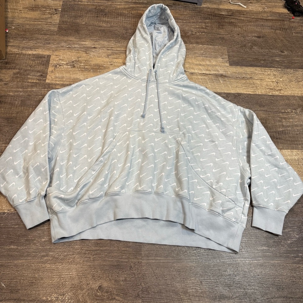 Nike Sportswear Phoenix Fleece XL Women’s Blue White Logo